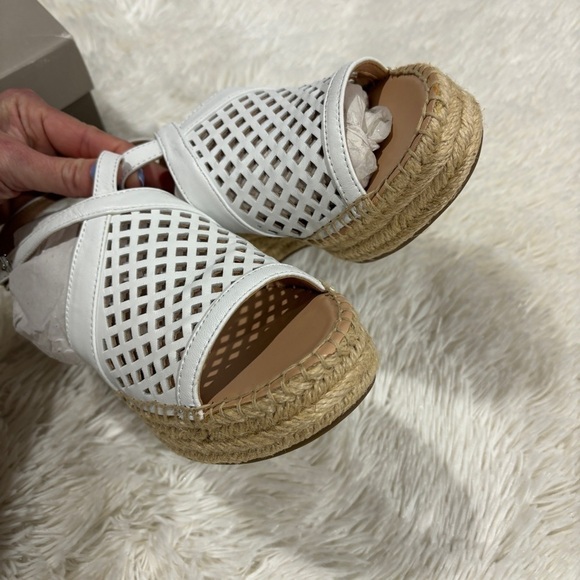 Franco Sarto Celestial White espradilles NEW IN BOX size 6.5 - Picture 4 of 11